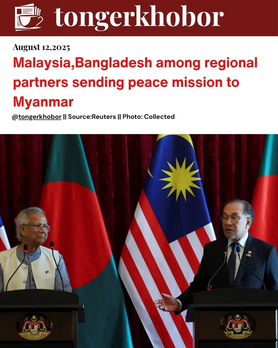 Malaysia and some regional partners will send a joint delegation to Myanmar to push for peace and humanitarian aid for Rohingya refugees struggling in...
