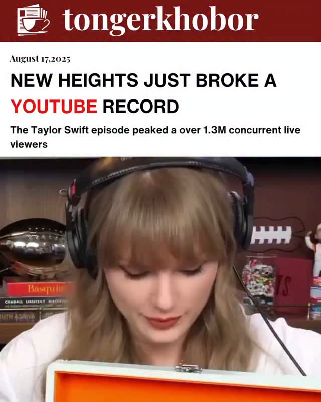 Taylor Swift Episode Breaks Records with Over 1.3M Live Viewers – Must-Watch Viral Moment!
