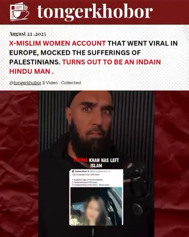 A social media account titled “Ex-Muslim Women” recently went viral in Europe after mocking Palestinian suffering, disrespecting Muslims, and spreadin...