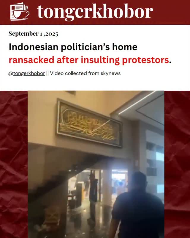 An Indonesian politician faced severe backlash after publicly calling protestors “stupid.