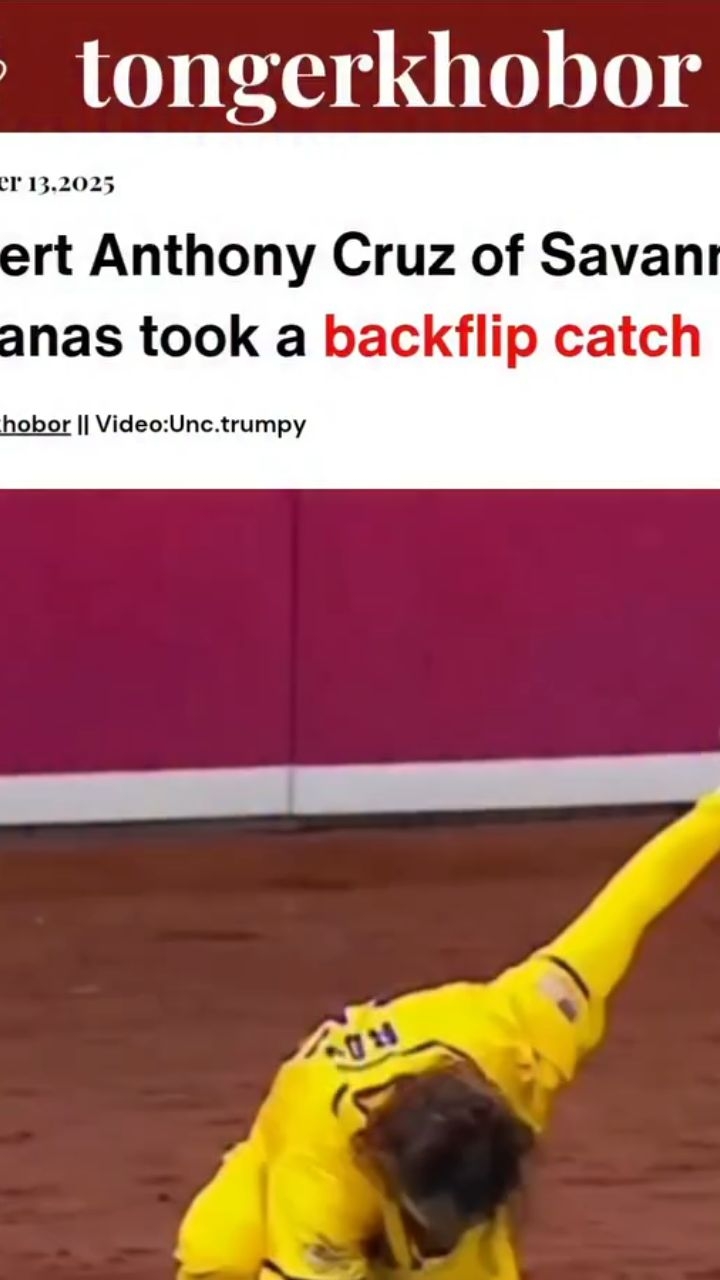 Playing Friday night at Petco Park against another Banana Ball entrant, the Firefighters, Cruz thrilled the fans with his signature backflip catch to ...