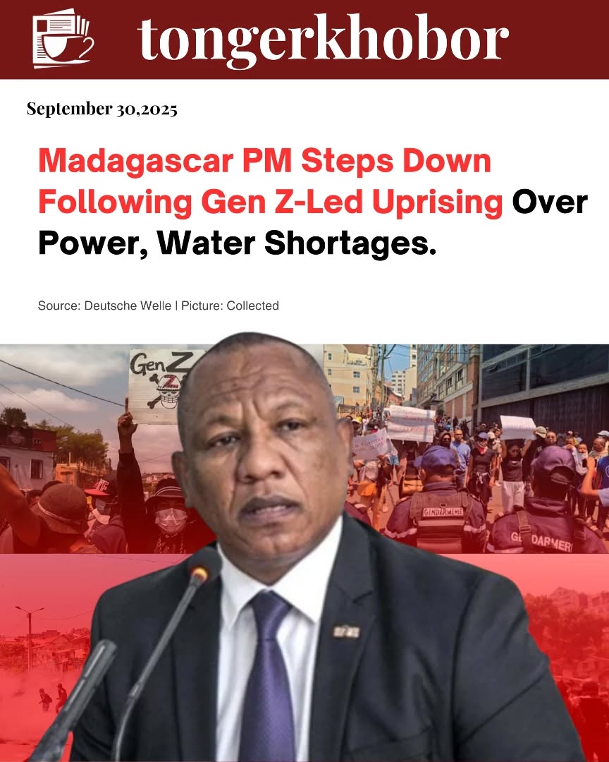 In the Indian Ocean island nation of Madagascar, Prime Minister Olivier Mahafaly announced his resignation in compliance with a recent court directive...