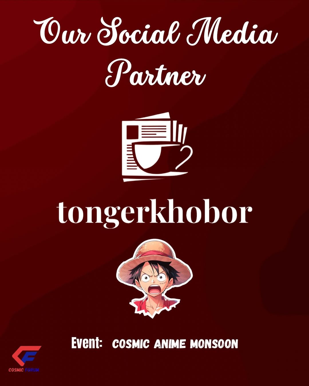 Our Social Media partner is @tongerkhobor