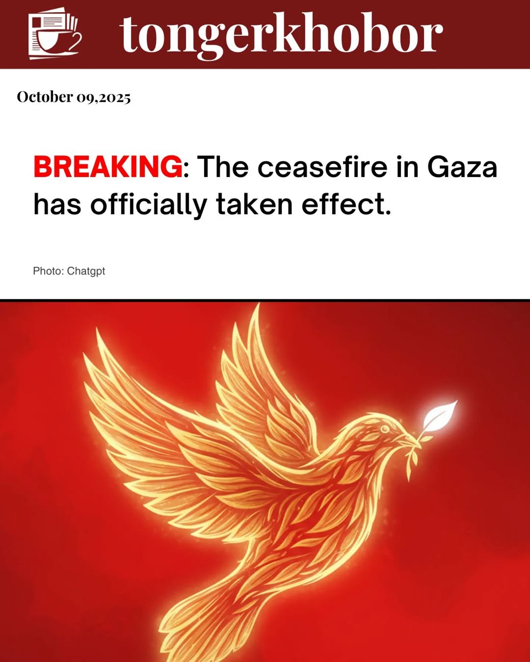 BREAKING The ceasefire in Gaza has officially taken effect.