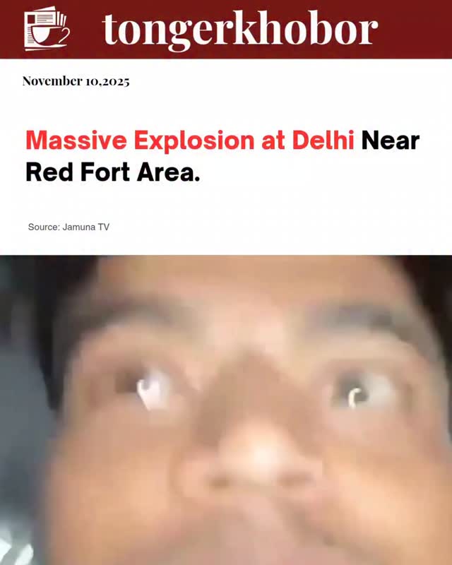Today in Delhi, a high-intensity car explosion near the Red Fort Metro Station resulted in at least eight deaths and over 20 injuries.