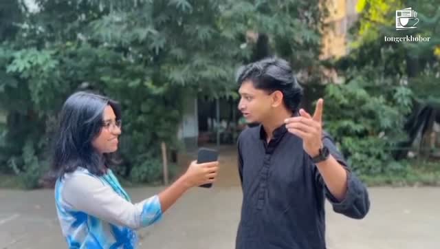 Renowned content creator @mahimmakes met with Team tongerkhobor at Notre Dame College, Dhaka, during the First National Media Carnival organized by th...