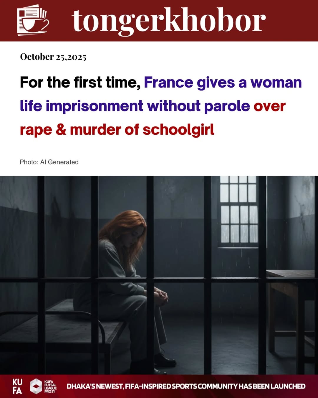 A French court has sentenced Dahbia Benkired to life in