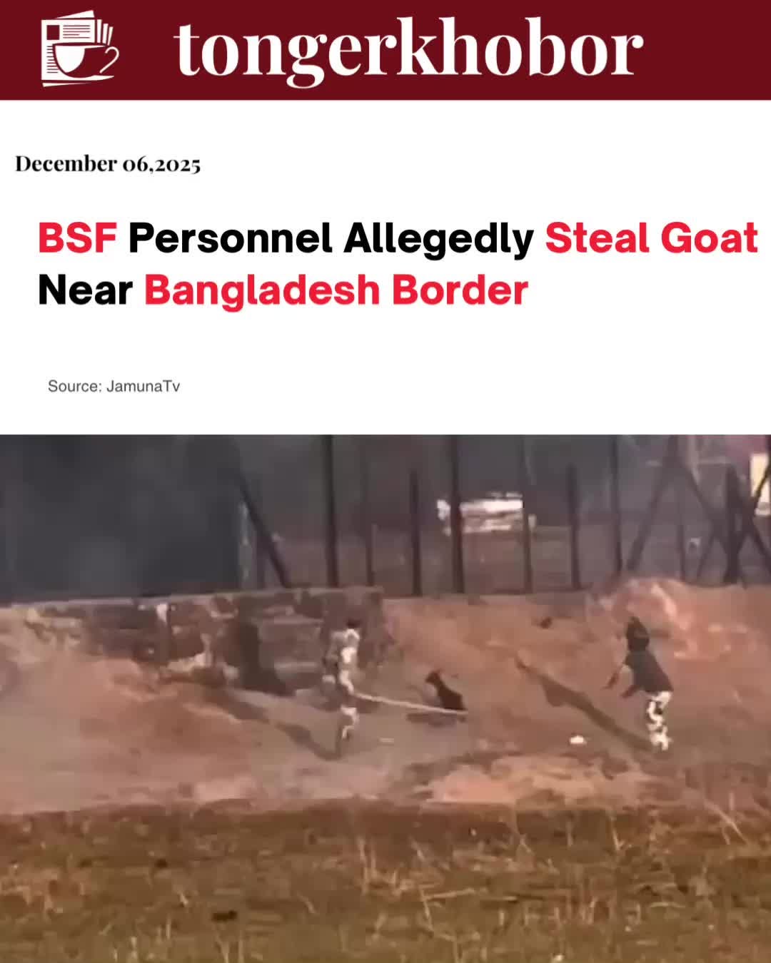 Viral video footage from the Bangladesh-India border has sparked outrage across Bangladesh, allegedly showing Indian Border Security Force (BSF) perso...