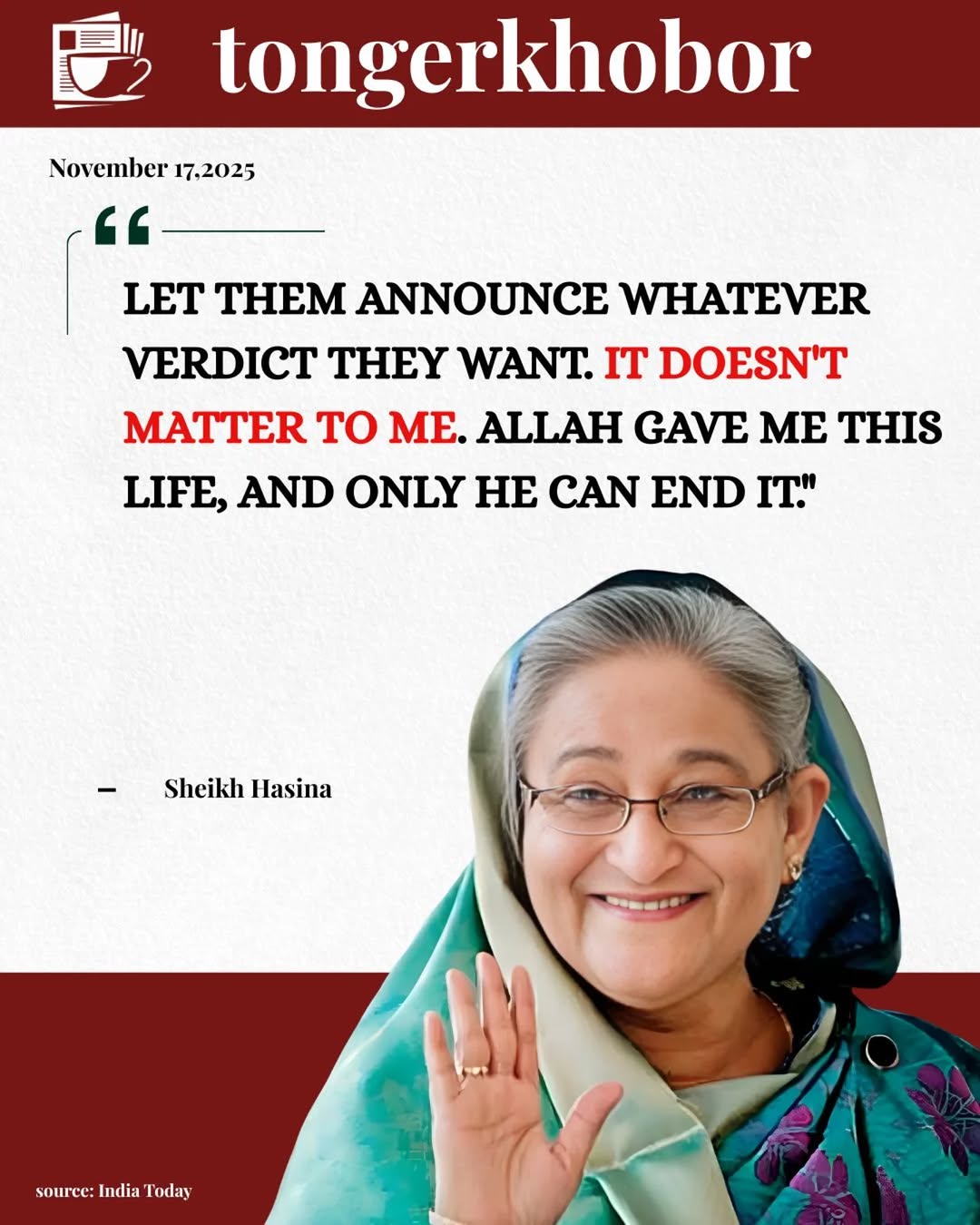 Former Bangladeshi Prime Minister Sheikh Hasina has rejected the allegations against her in the International Crimes Tribunal’s ongoing case related t...