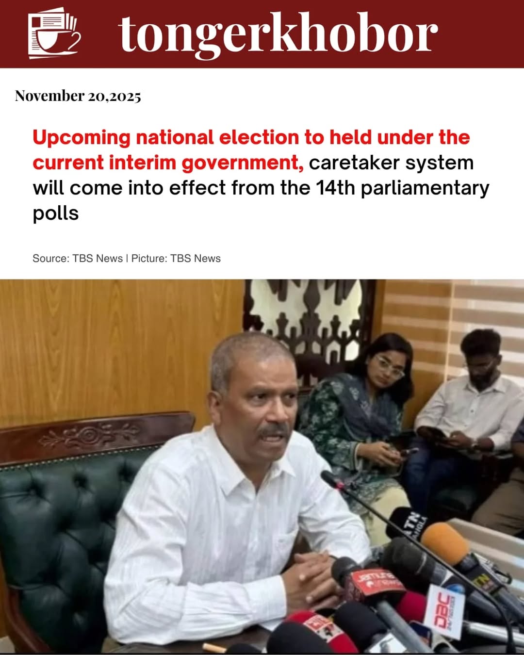 Speaking at a media briefing at the Foreign Service Academy in Dhaka, the law adviser explained that although the court has revived the caretaker gove...