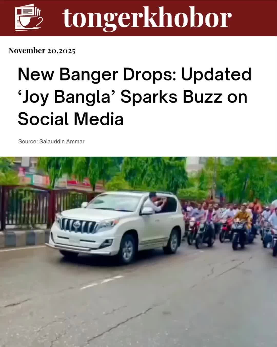 New Banger Drops: Updated ‘Joy Bangla’ Sparks Buzz on Social Media.