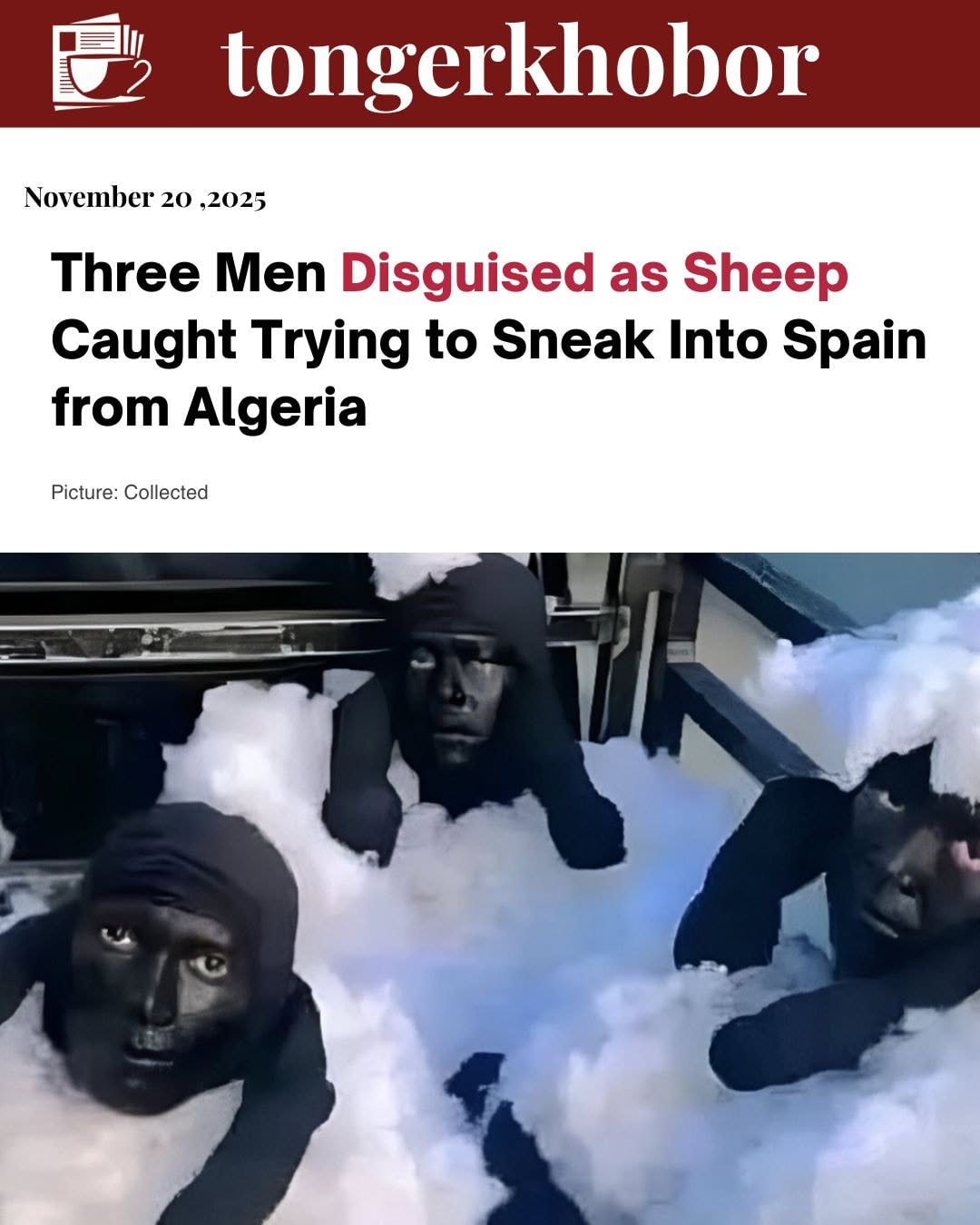 In a bizarre and alarming security breach on November 2, 2025, three individuals were caught at an Algerian port attempting to illegally cross the mar...