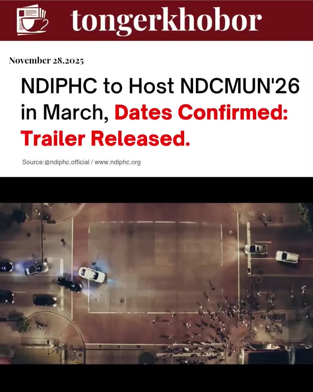 The Notre Dame International Peace and Harmony Club has released a captivating trailer for NDCMUN 2026, sparking widespread anticipation across the na...