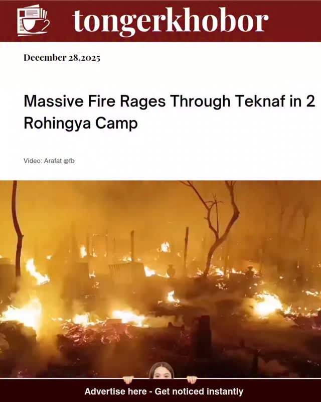 A devastating fire erupted at 9:50 pm on Sunday (December 28) in the Leather 24 No.