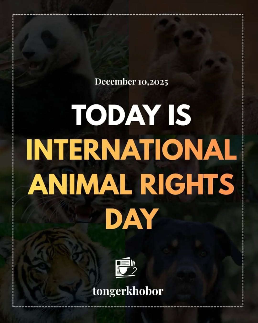 International Animal Rights Day is an annual event honouring animals as sentient beings who deserve the same protections as people.
