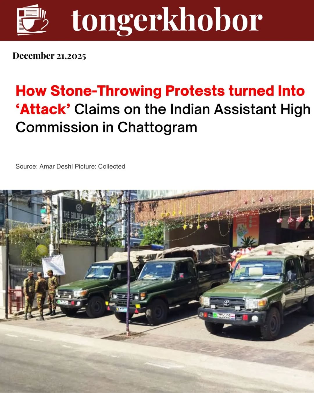 Field reports, statements from responsible police officers, and video analysis circulating on social media confirm that there was no direct attack on ...