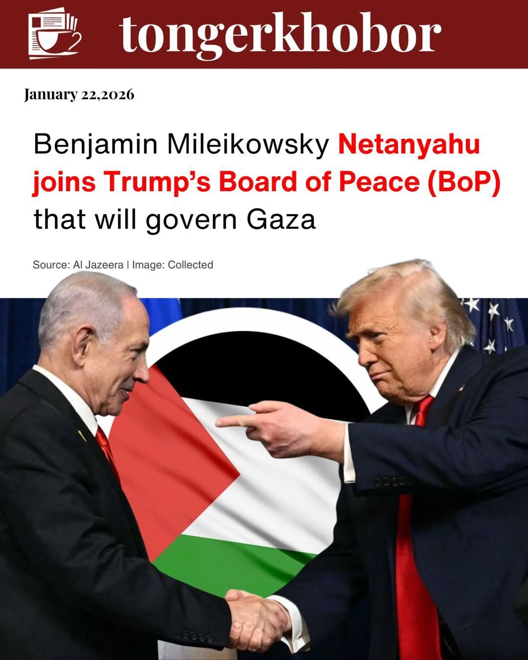 Israeli Prime Minister Benjamin Mileikowsky Netanyahu's inclusion in President Donald Trump's proposed "Board of Peace" for Gaza is expected to draw s...