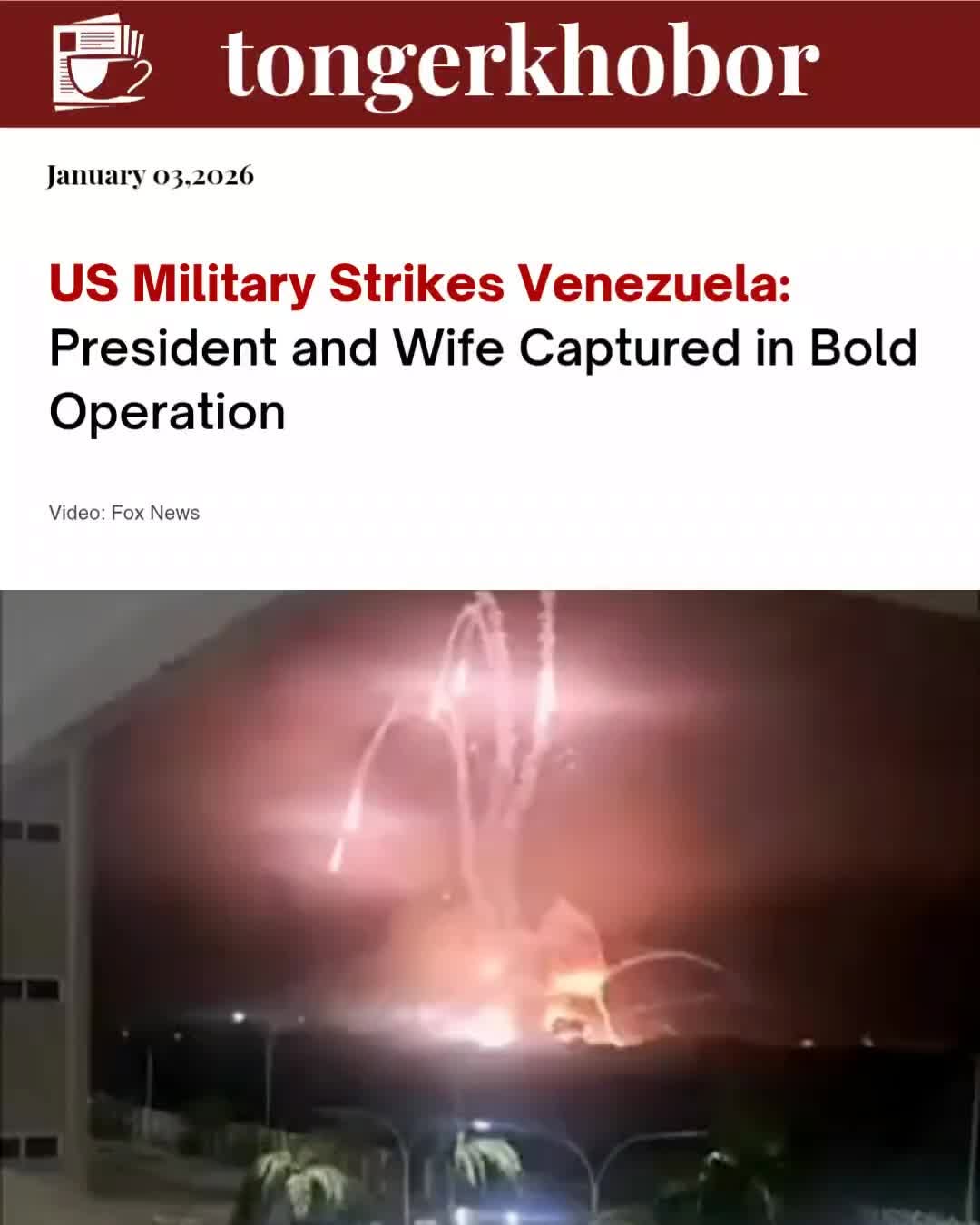 In a dramatic escalation of tensions in Latin America, the United States has launched precision military strikes across Venezuela, culminating in the ...