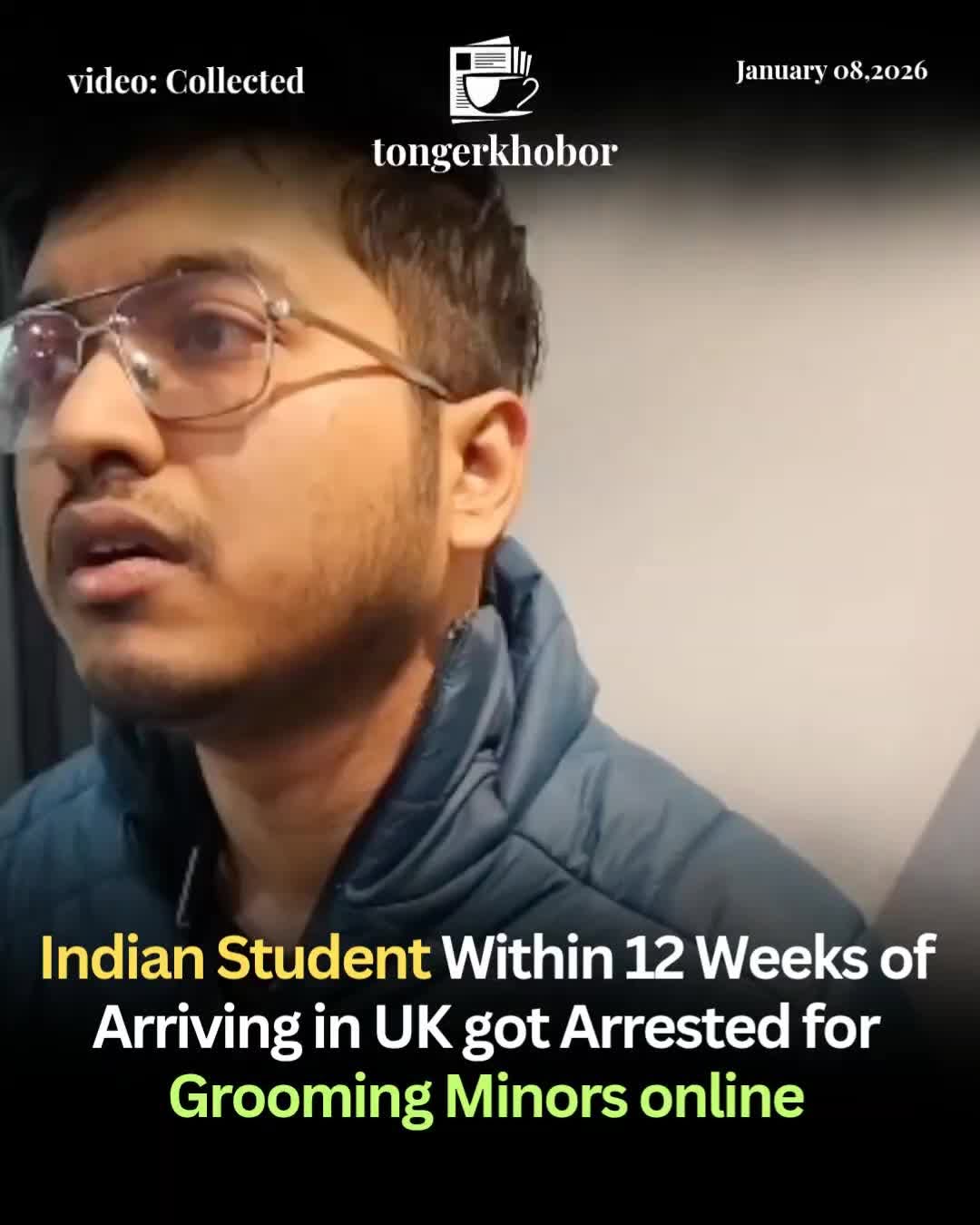 Gureet Jeetesh, an Indian national who arrived in the UK just 12 weeks ago on a student visa, was arrested last night in Coventry for allegedly groomi...