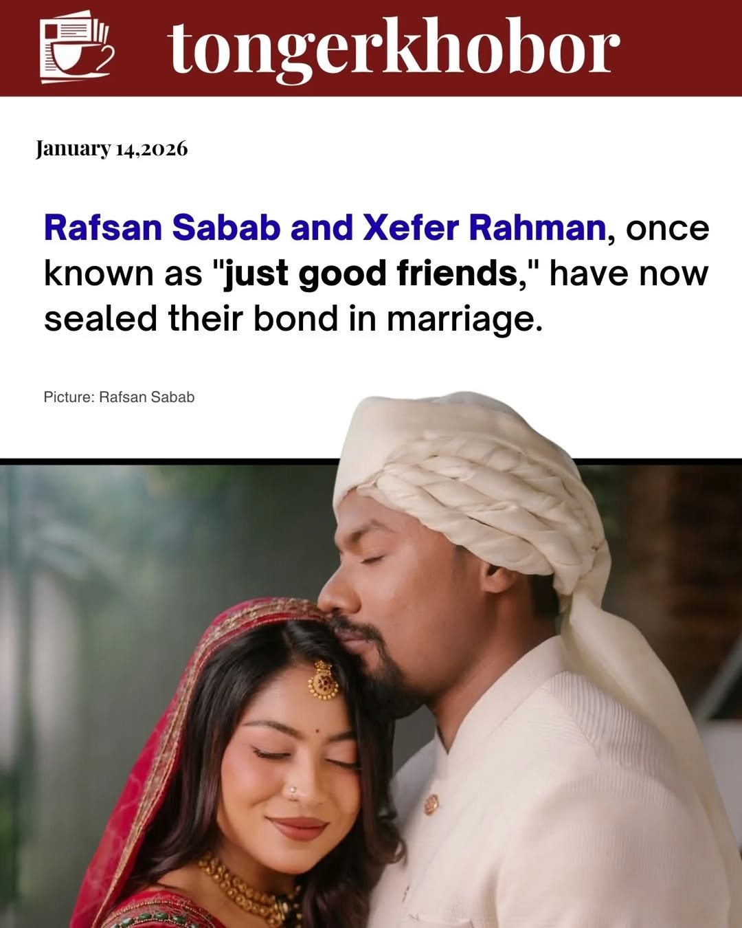 @rafsan_sabab and @xefer are now officially a married couple 🫶🏻